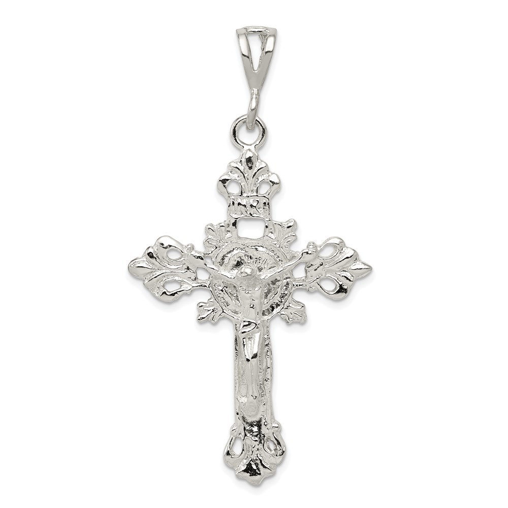 Million Charms 925 Sterling Silver Inri Crucifix Necklace Charm Pendant